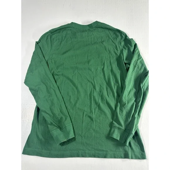 Nike Shirt Womens Adult Large Green Casual Spell Out Swoosh Pink Logo Athletic - Picture 6 of 6